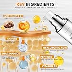 Vitamin C Serum for Face, Anti Aging 20% Super C Retinol Serum With Hyaluronic Acid, Vitamin E, Collagen Peptides, Wrinkle Serume for Dark Spot, tighten, firming, lift, Brightening-1.7 Fl Oz - Image 3