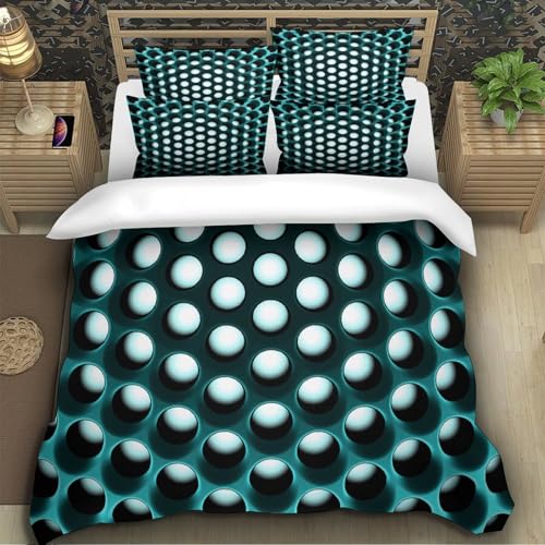 Parure de lit microfibre douce hypoallergique housse de couette 135x200 fermeture éclair - 5