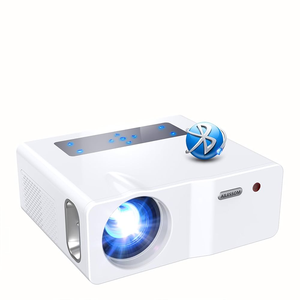 AILESSOMプロジェクター Amazon.com: Native 1080P 5G WiFi Bluetooth Projector