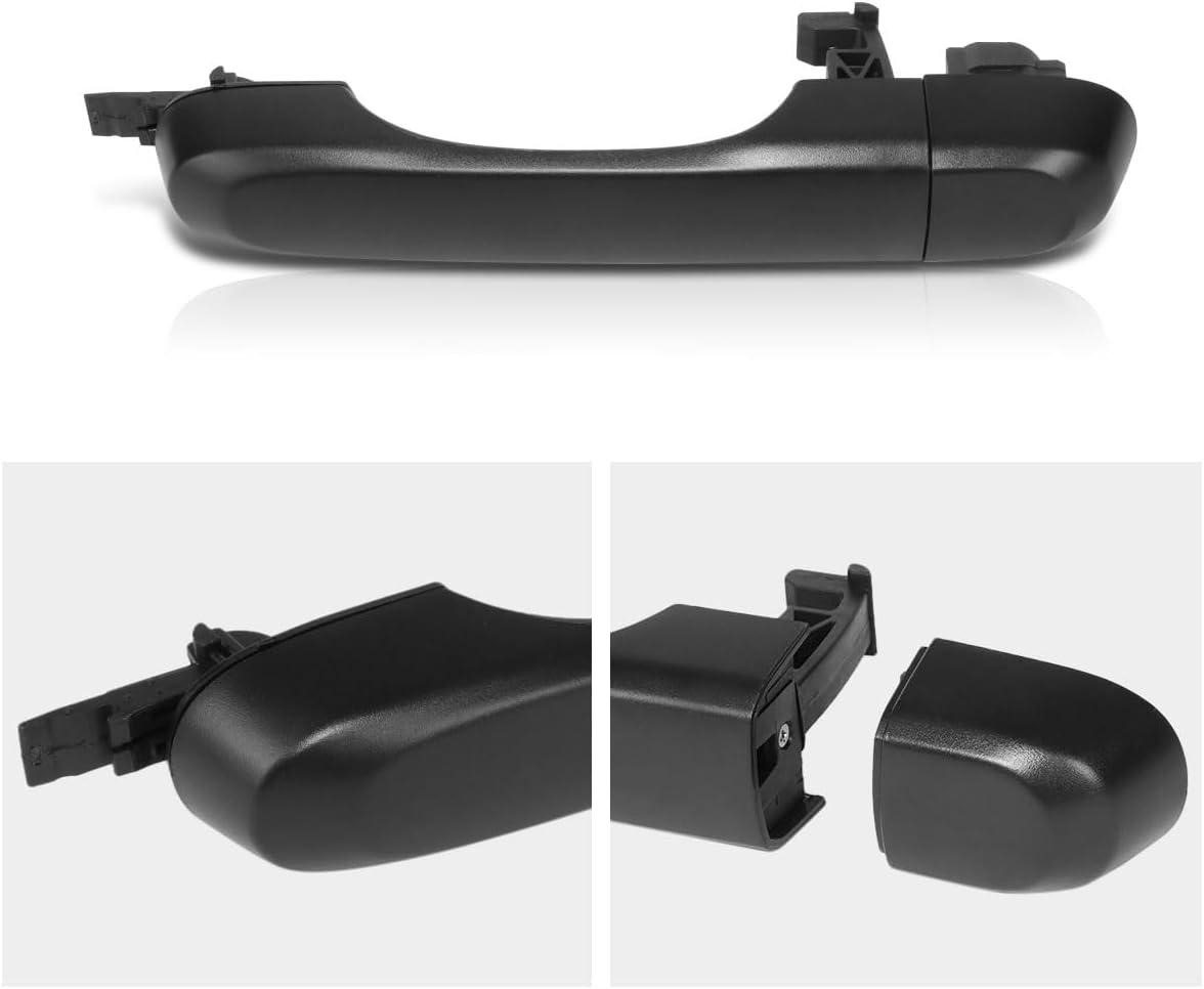 Front Right Passenger Side Door Pull Handle w/o Smartkey Compatible with 15-22 Jeep Renegade,Textured Black