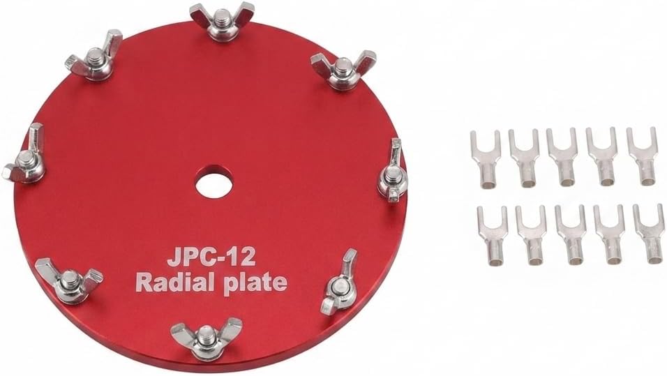 Radial Plate for JPC-12 Portable HF Antenna, Great for POTA