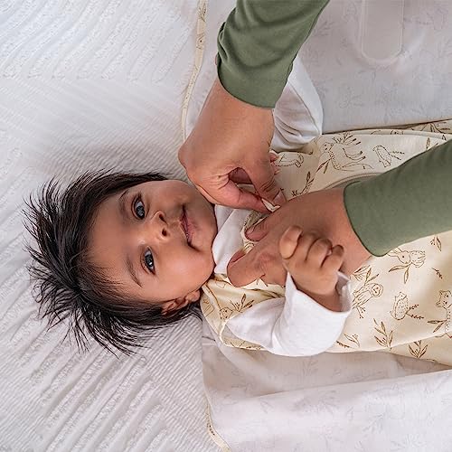 image for HALO 100% Cotton Sleepsack Swaddle, 3-Way Adjustable Wearable Blanket,