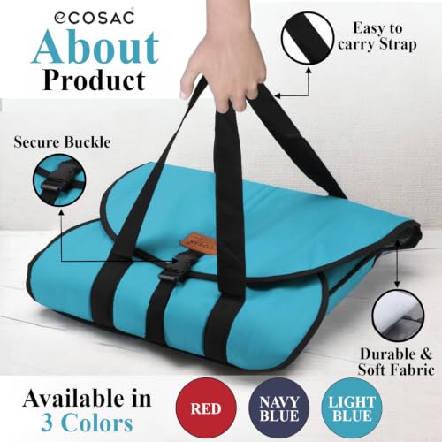 Image of Istri Bag | Ironed Clothes Organizer | Travel-Friendly, Water-Repellent & Washable | Foldable Storage Bag for Wardrobe & Luggage | Ideal for Office, Travel & Home Use (2, Blue)