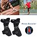 KFJZGZZ Adjustable Knee Protection Booster - One-Size-Fits-All Design with Elastic Gusset, Reduces Swelling & Stiffness After Workouts or Injury