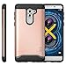 TUDIA Honor 6X Case, Slim-Fit Heavy Duty [Merge] Extreme Protection/Rugged but Slim Dual Layer Case for Huawei Honor 6X (Rose Gold)