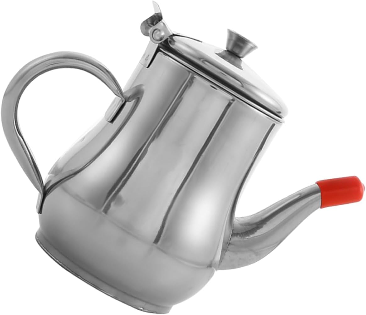 Oil Strainer Container for Kitchen Household Oil Holder with Filter for Easy Storage Convenient Canister for Cooking Grease and Frying
