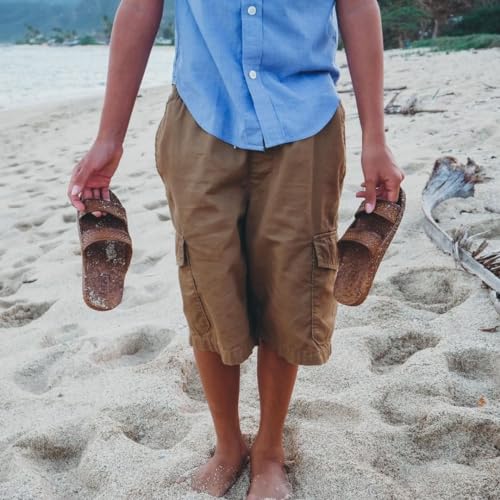 Image of J-Slips Kids Sandals - Comfortable Boys and Girls Jesus Jandals for Beach and Summer - Waterproof Hawaiian Slides in 12 Colors, Sandalias