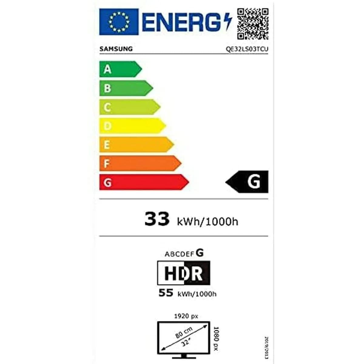 SAMSUNG QE32LS03TC QLED 4K 2021 - Smart TV de 32", Full HD, HDR 10+, Inteligencia Artificial, Multi View, Ambient Mode, One Remote Control, Soporte de Pared No Gap Incluido, con Alexa integrada