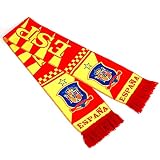 2-pack Of Soccer National Team Scarves,Soccer Fans Souvenir Double Side Logo Print Scarf,World Top 40 National Team Scarf(Spain)