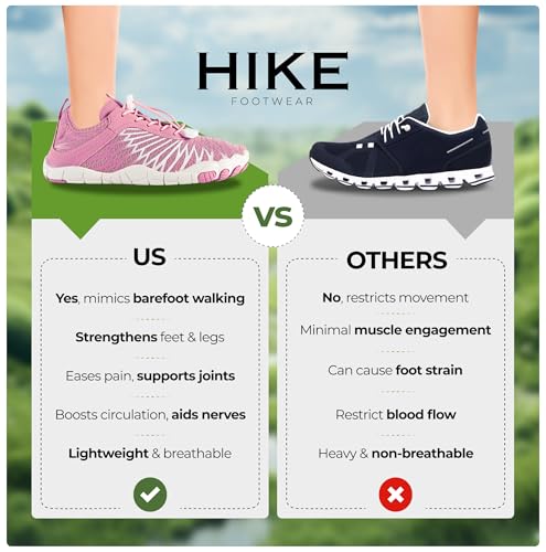 Image of Hike Footwear HF Signature Healthy & Non-Slip Breathable Barefoot Shoesfor Women Men, Wide Toe Flexible, Lightweight Daily Wear Walking Shoes Unisex
