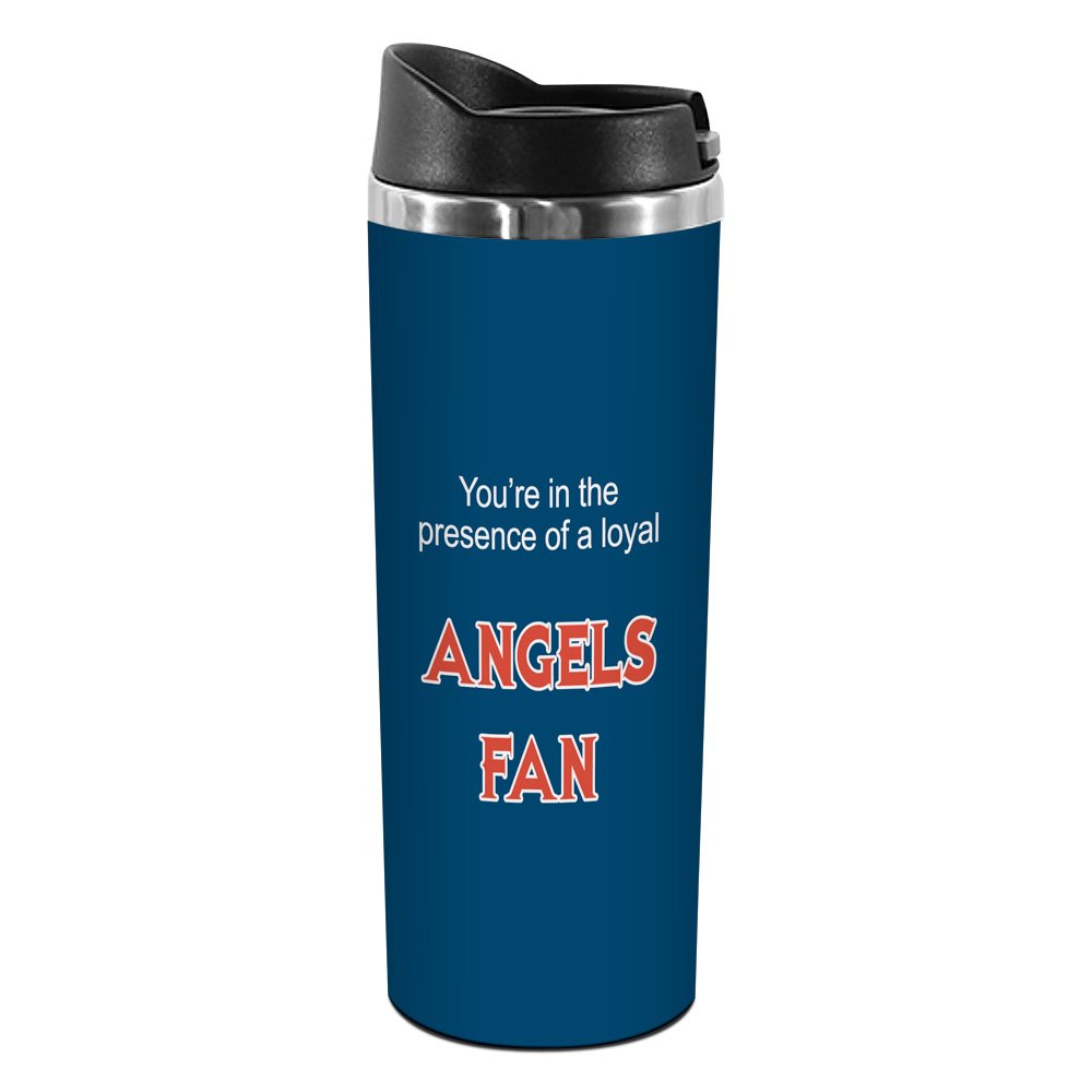 Tree-Free Greetings TT02090 Angels Baseball Fan 18-8 Double Wall Stainless Artful Tumbler, 14-Ounce