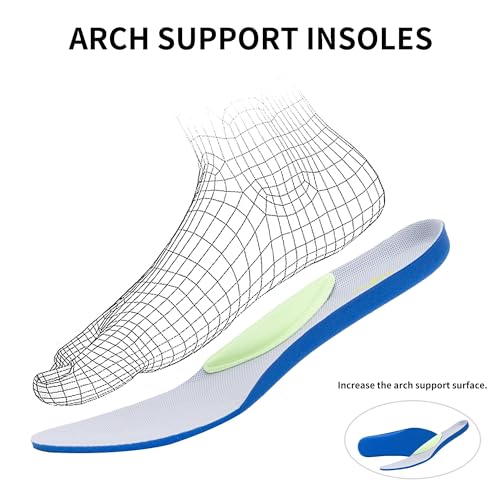 GOOBON Damen Orthopädische Schuhe Arch Support Walking Shoes Bequeme Atmungsaktiv Sportschuhe für Plantarfasziitis Schmerzen Lindern 36-42.5 EU – Bild 5