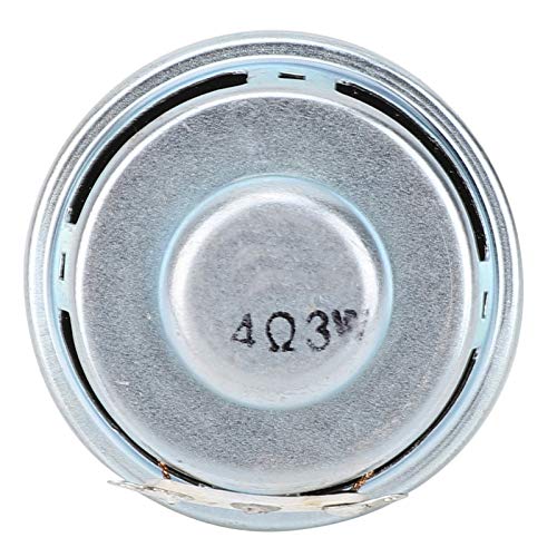 2 pezzi 3W 4Ω Altoparlante Stereo 4 cm per Mini Amplificatore, Altoparlanti Rotondi con Casing Metallico, Speaker Interno a Magnete per Audio Fai da Te