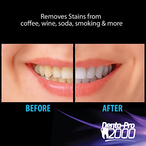 DentaPro2000 Professional Teeth Whitening Strips Dentist Certified at Home Teeth Whitener Enamel Safe See Results Instantly Safe Tooth Whitening 28 Ct