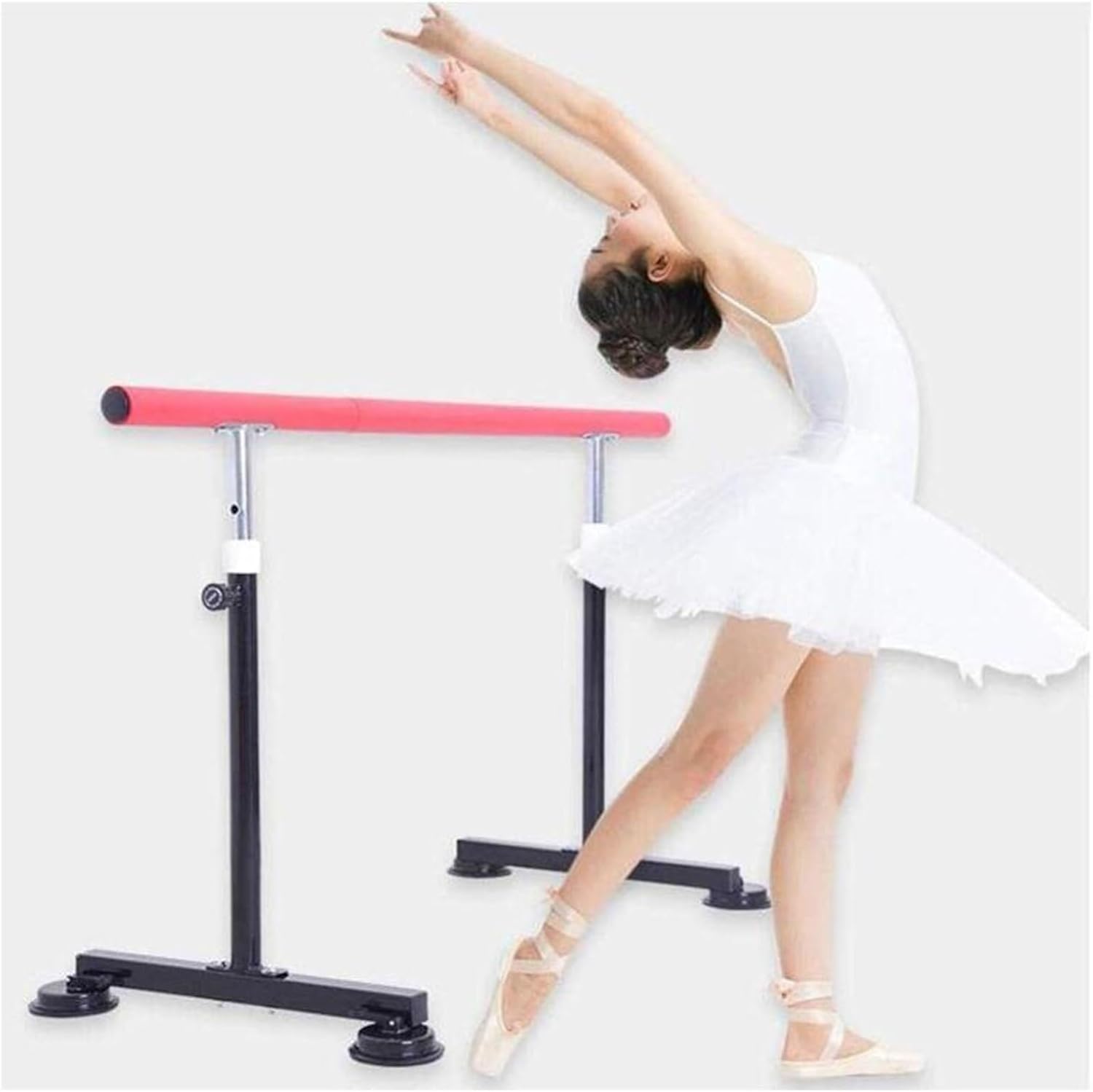 Portable Ballet Barre, Standing Dance Bar Adjustable 70-110Cm, Stretching Exercise Equipment for Home Gym Use