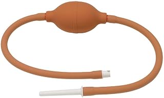 Behrend Klyso - Kit completo de bomba de enema e irrigador (PVC blando, 85 cm), color rojo