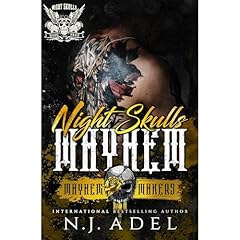 Night Skulls Mayhem Audiolibro Por N.J. Adel arte de portada