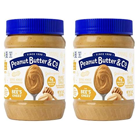 Peanut Butter & Co. The Bees Knees (Honey) Peanut Butter, Gluten Free, 16 Ounce (Pack of 2) Cover