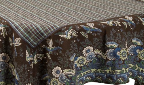 April Cornell 54 By 54-Inch Tablecloth, Gypsy Espresso #TOP22