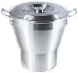 Panela para Fazer Cuscuz Cuscuzeiro Linha Hotel 19 Litros Nº30