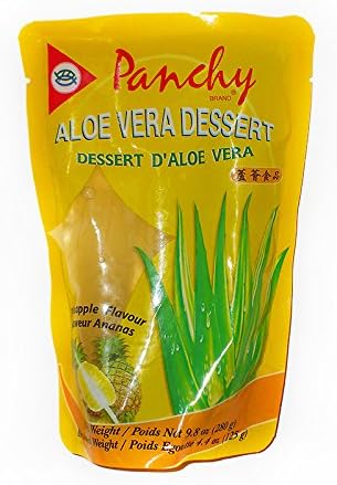 Panchy Aloe Vera Dessert, Pineapple, 9.8 Ounce