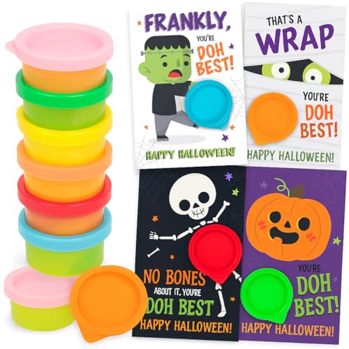 Play Dough Halloween Party Favors