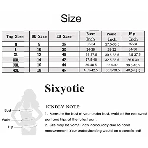 Sixyotie Donna Costumi da Bagno di Due Pezzi