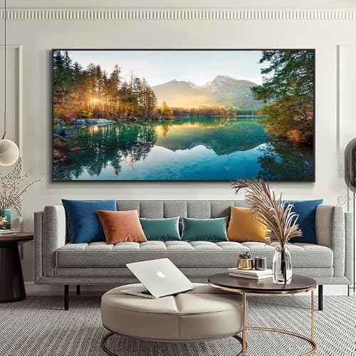 Tableau sur toile scandinave de haute qualité avec châssis en bois robuste