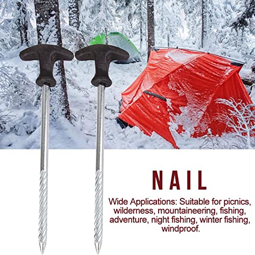 Piquets de tente de camping solides pour stabiliser vos auvents face au vent fort - 3