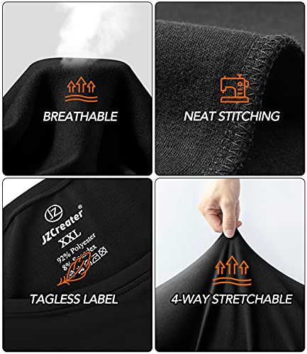 Jzcreater Women Thermal Underwear Set, Winter Base Top & Bottom Layer, Soft, Flexible Women Long John Pajama Set For Cold Weather (Large, White) #TOP3