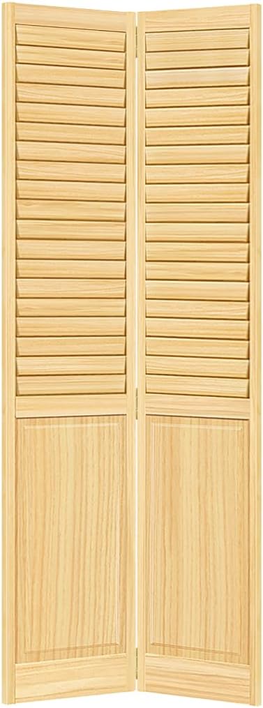 Kimberly Bay Closet Door, Bi-fold, Louver Panel Plantation (24x80)