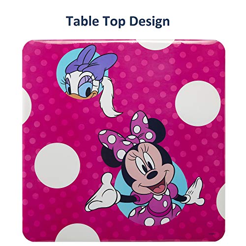Jakks Pacific Minnie Jr Activity Table Set With One Chairs ,Teal And Red #TOP5