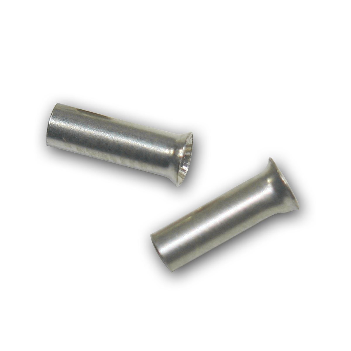 world-trading-net Aderendhülsen - unisoliert versilbert, 1,5mm², 7mm (Packung 100)