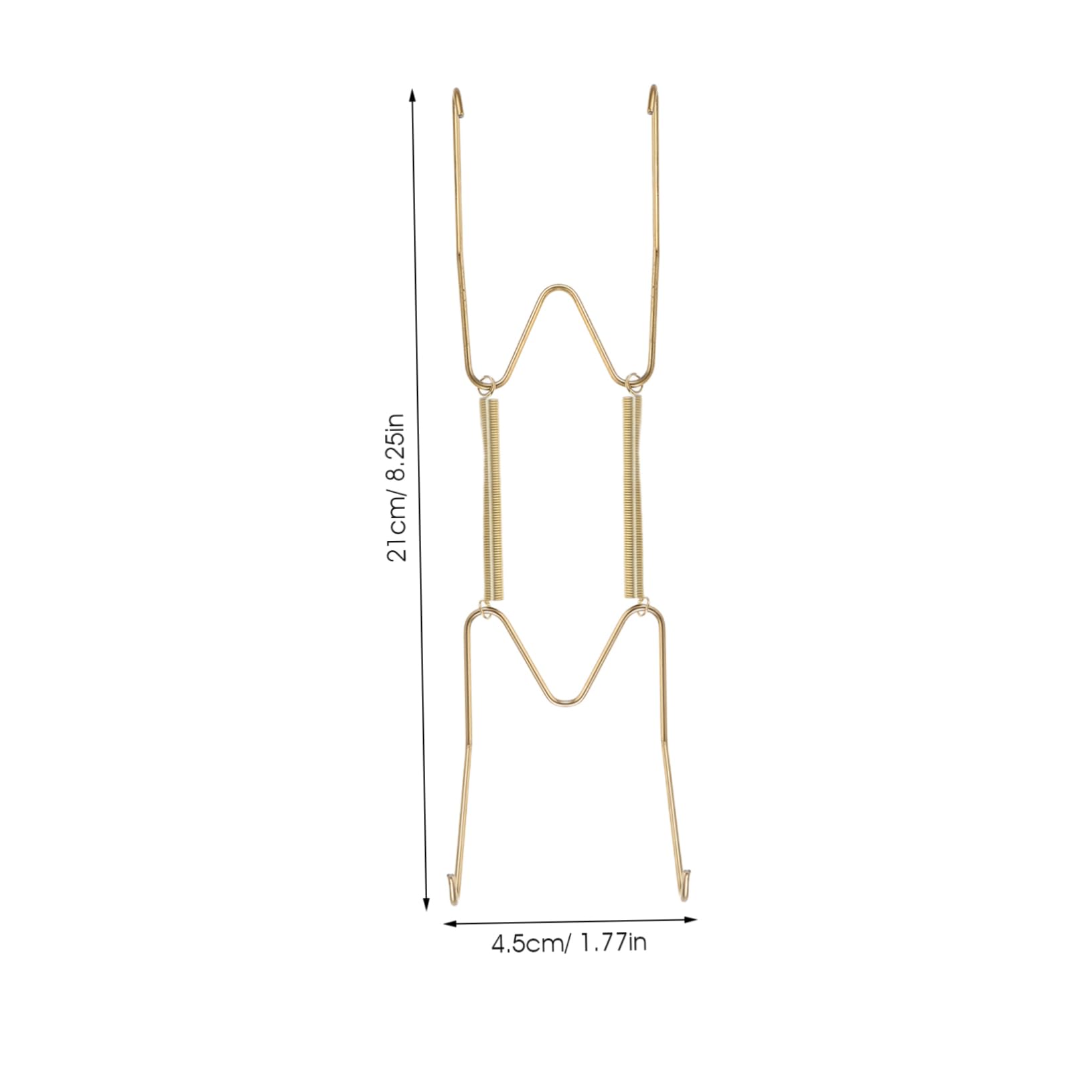 Cabilock 1 Set Decorative Wall 6/8/10 Inch Plate Holders Plate Hangers Removable Wall Hooks in Various Sizes for Displaying Plates on Walls Home Decor