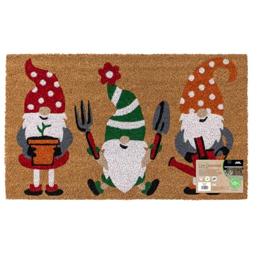 JVL Eco-Friendly Latex Backed Coir Entrance Doormat, 45x75cm - Gardening Gonks