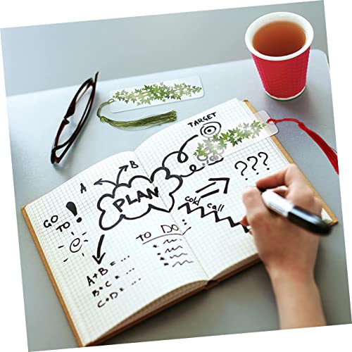 Marque-pages à sublimation Operitacx lot de 15 pièces avec pompon
