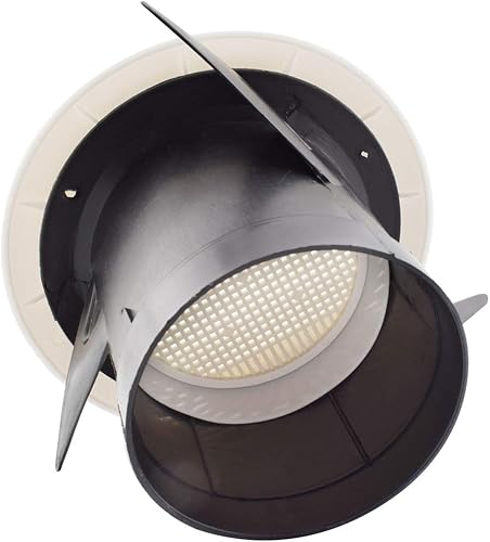 Miniatura 4 de SDTC Tech Cubierta de rejilla de rejilla de ventilación de aire redonda de 3 pulgadas con malla de pantalla incorporada, ventilación de escape de