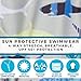 SwimZip Little Boy Long Sleeve Sunsuit with UPF 50 Sun Protection, Gray Shark, 0-6 Months
