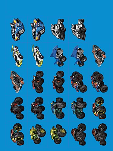 Hot Wheels: Race Cars vs. Monster Trucks: 100% Officially Licensed by Mattel, Activities, Tattoos, &