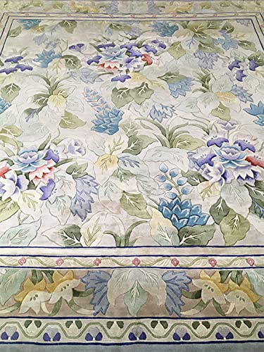 中国段通 花柄装飾 じゅうたん　 カーペット　絨毯　ラグ 楽天市場】【中国段通 シルク 約6畳用 美術柄 32】絨毯