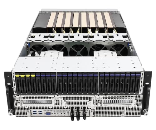 Image of Asrock Rack Server Barebone 4U8G-TURIN2 /RF 4U Dual-Socket AMD EPYC 9005 /9004 Series GPU Server | Supports 8X FHFL Dual-Slot PCIe 5.0 x16 GPUs (up to 600W TDP), 24x DDR5 DIMM, 2700W Titanium CRPS