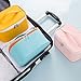 Meiyuuo Makeup Bag Cosmetic Bags Medium for Women Girls Zipper Travel Pouch for Purse Essentials Toiletry Organizer Waterproof Cute (Cyan Blue)