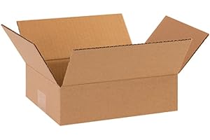 10x8x3 Corrugated Cardboard Shipping Boxes | Durable Packing, Mailing & Moving Boxes...