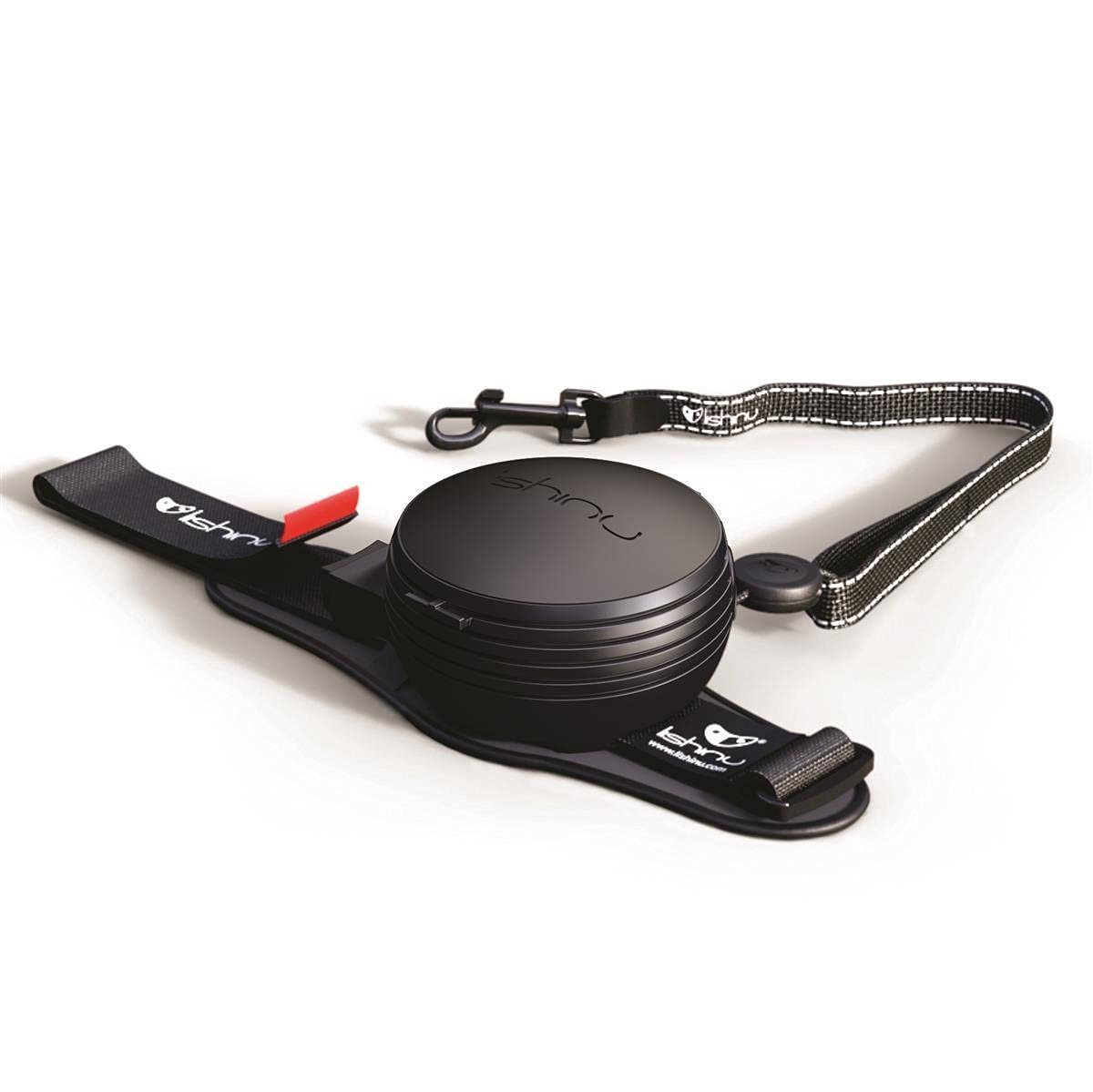 3 correas para perros con Full-Stop, negro, XS – 2-4 kg