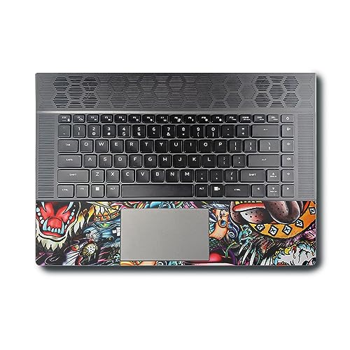 Image of MightySkins Skin Compatible with Alienware X16 R1 (2023) Full Wrap Kit - Old School Tattoo | Protective, Durable, and Unique Vinyl Decal wrap Cover | Easy to Apply & Change Styles | Made in The USA