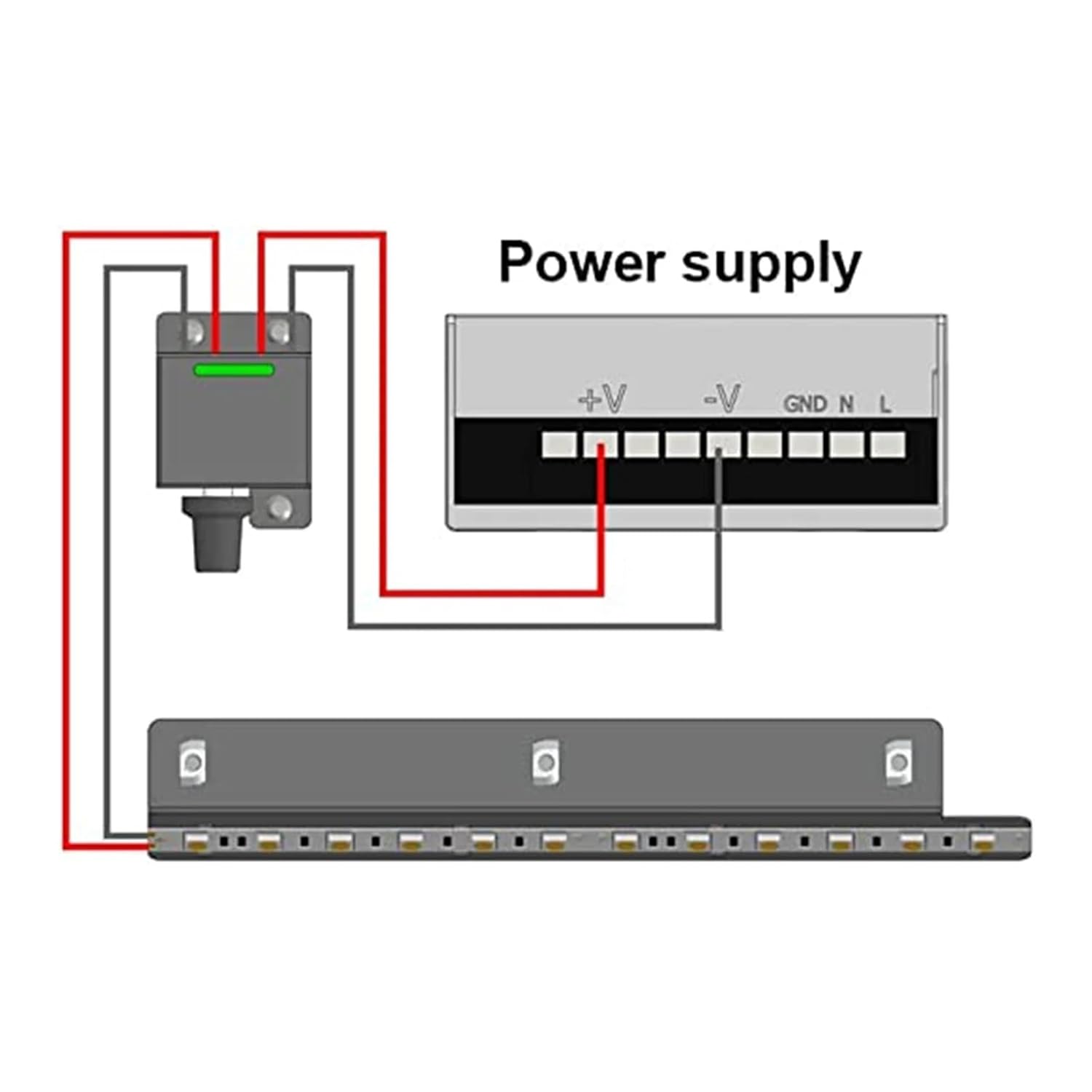 3D Printer LED Light Strip 24V 5W 200 * 20mm Energy Saving 1M Cable for Ender-3 Ender-3V2 Ender-3 Pro CR6 SE S1 Ghost 5 6 KP5(1set)