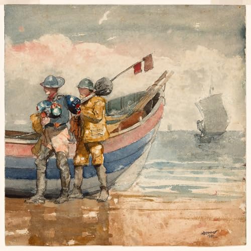 Impression Winslow Homer Le Retour Tynemouth pour une décoration salon moderne 60x90cm