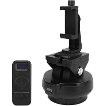Motorized Panoramic Tripod Head Wireless Remote Control Pan Tilt for Creative Photography Vlog, ABS, 785g, 1Kg for Mobile Phone Camera