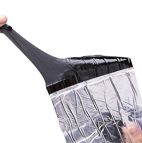 Cinta autoadhesiva impermeable para sellado de techo, cinta de reparación de betún de aluminio para aislar y sellar fugas en techos, tuberías y alféizares de ventanas (0,5 x 7 m)