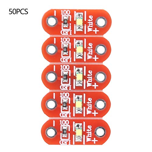 Modules LED 3V 5V blanc lot 50 microcontrôleur CMS montage surface bricolage